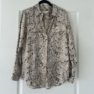 Equipment Silk Button Down Top